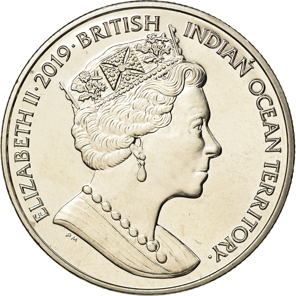 Coin, British Indian Ocean, 2 Pounds, 2019, 2ème guerre mondiale - Infanterie