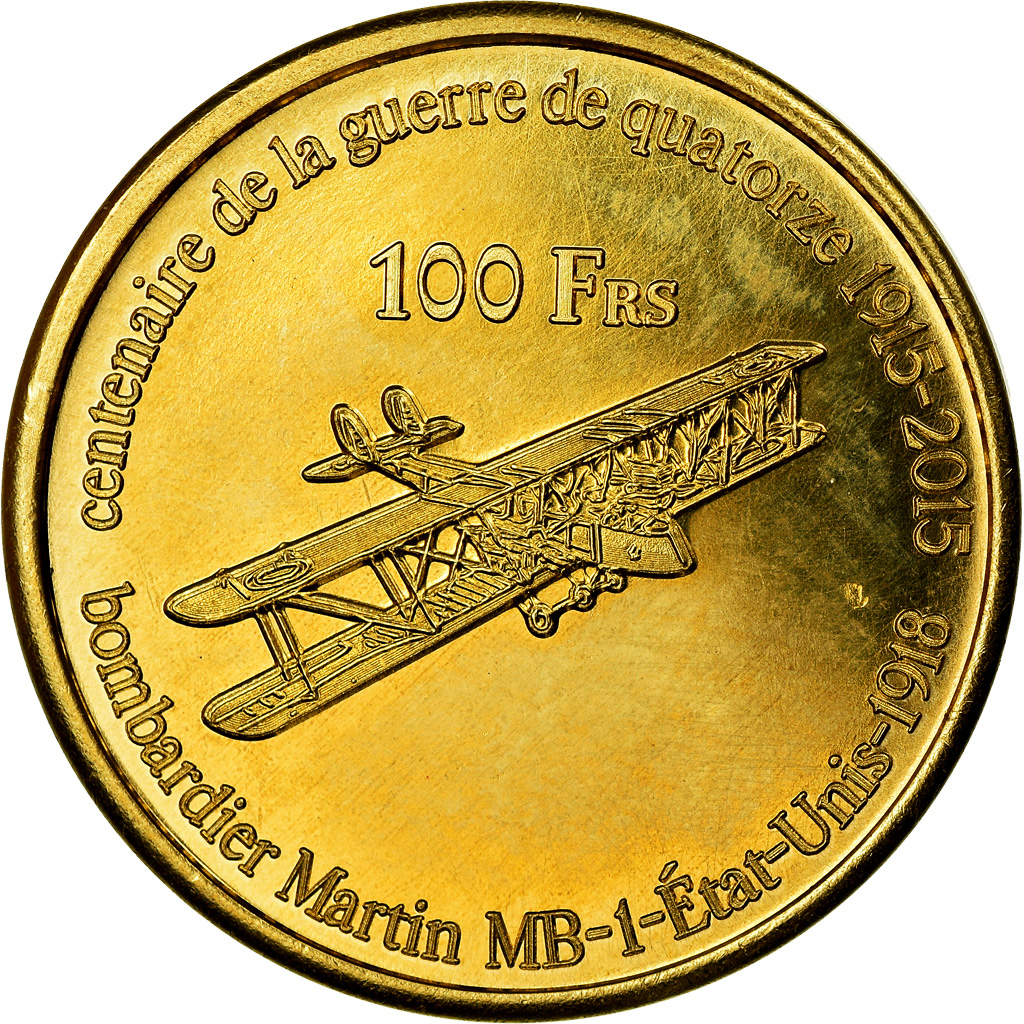 Coin, France, 100 Francs, 2015, Paris, Bassas da India, , Bronze-Aluminium