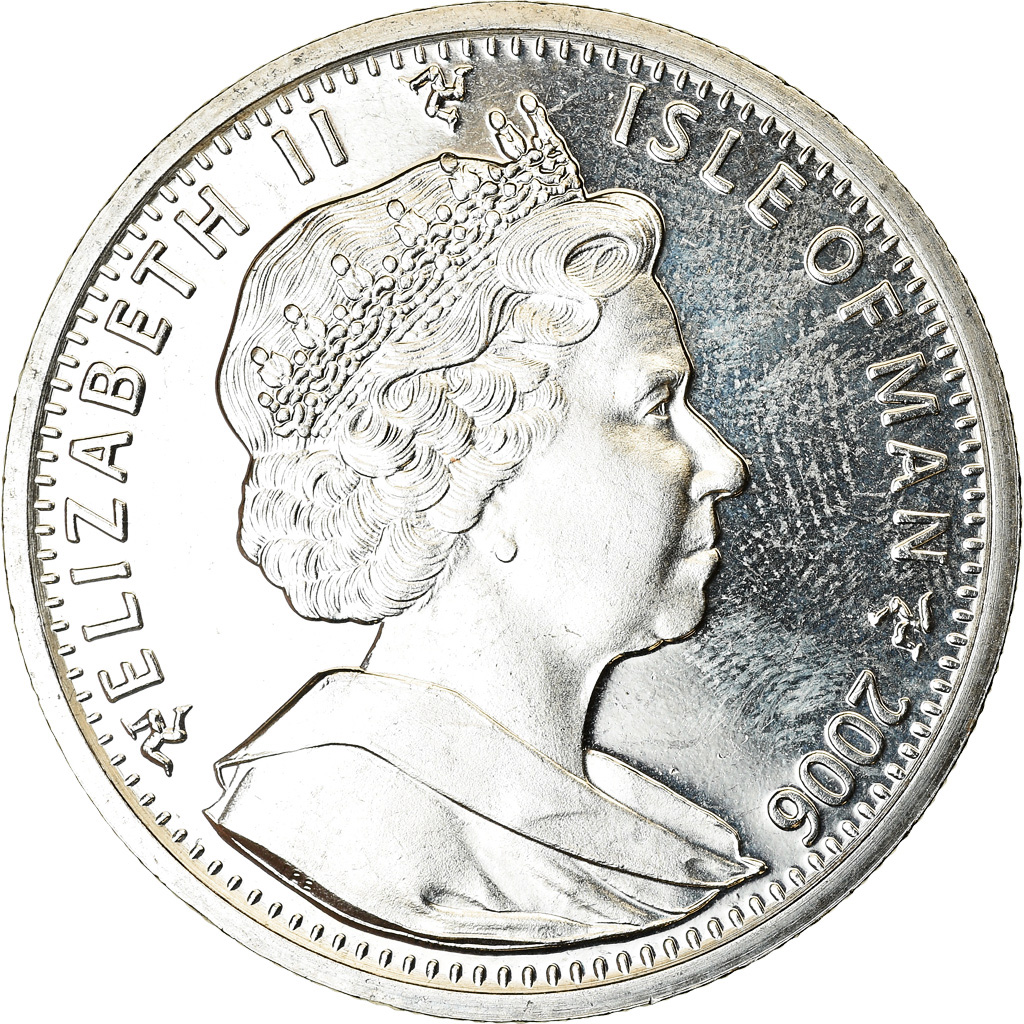 Coin, Isle of Man, Crown, 2006, Pobjoy Mint, Bataille de Trafalgar - Lord