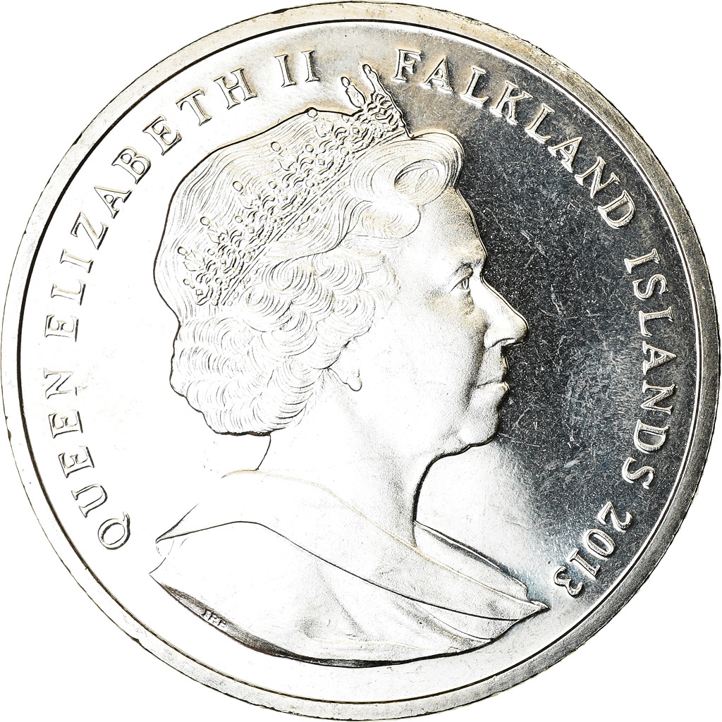 Coin, Falkland Islands, Crown, 2013, Référendum, , Cupro-nickel, KM:169