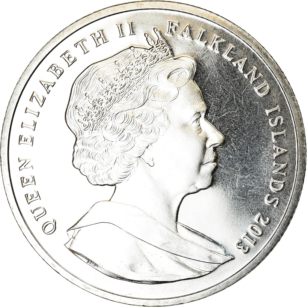 Coin, Falkland Islands, Crown, 2013, Référendum, , Cupro-nickel, KM:169
