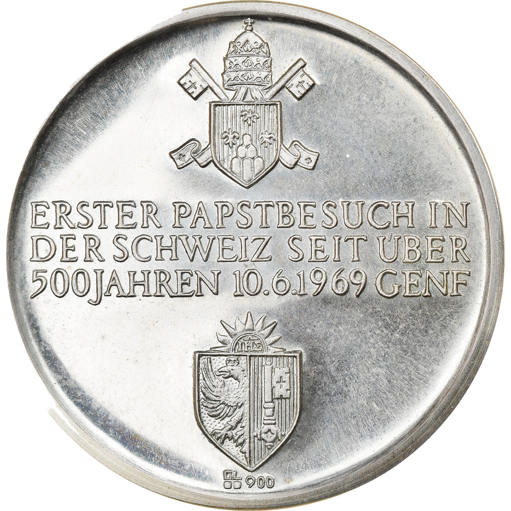 Vatican, Token, 1ère Visite du Pape Paul VI en Suisse depuis 500 Ans, Religions