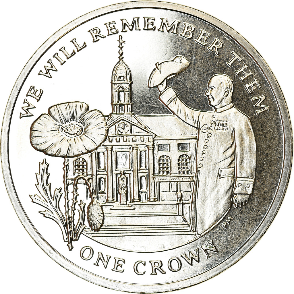 Coin, Falkland Islands, Crown, 2014, Hôpital royal de Chelsea, 