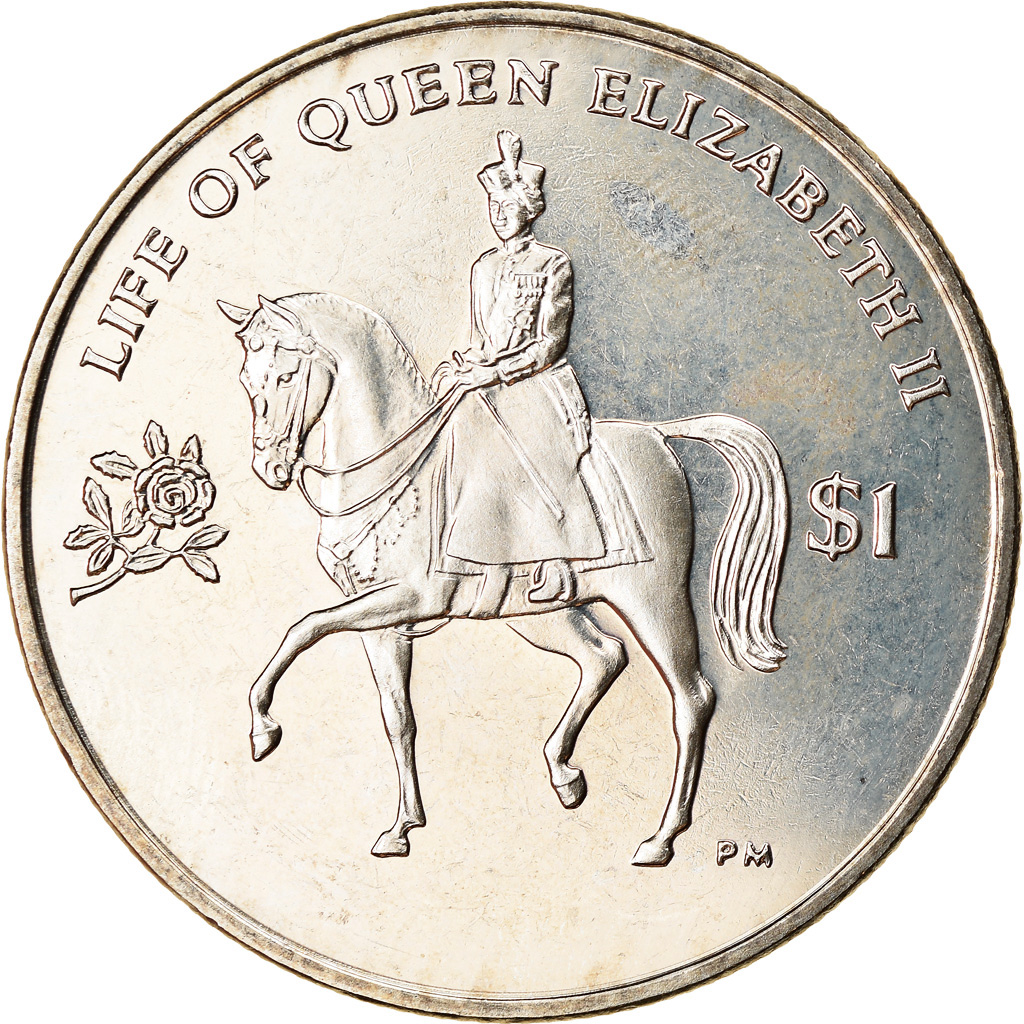 Coin, BRITISH VIRGIN ISLANDS, Dollar, 2012, Franklin Mint, Reine Elizabeth à