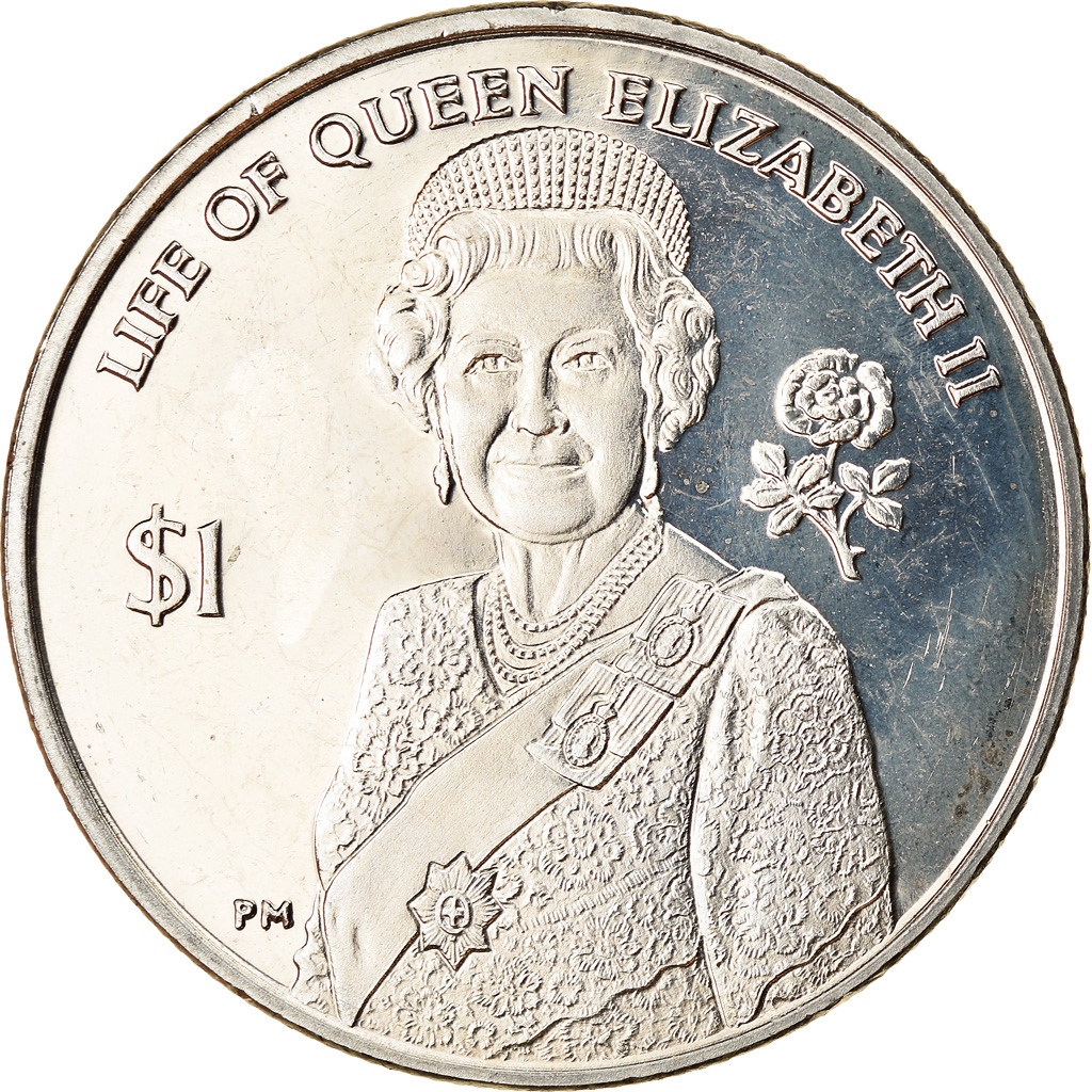 Coin, BRITISH VIRGIN ISLANDS, Dollar, 2012, Franklin Mint, Elizabeth II -