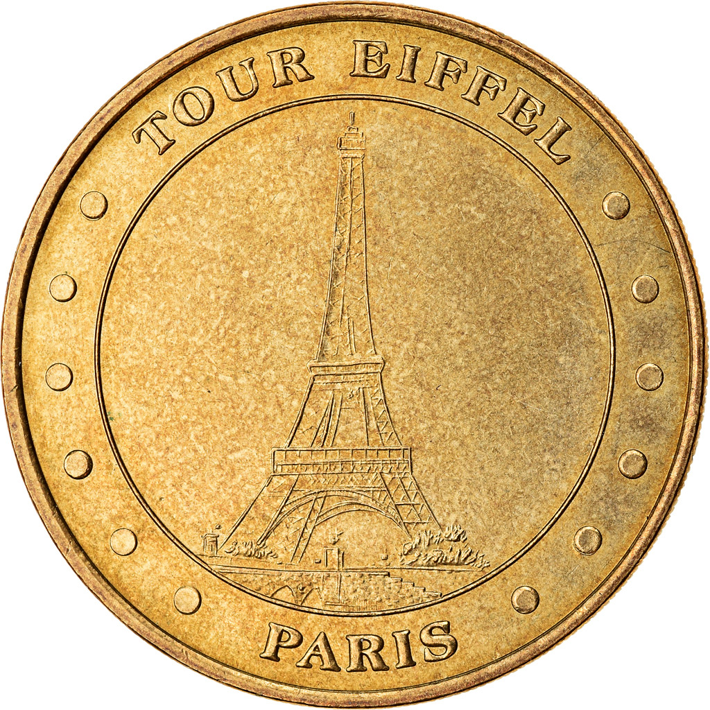 France, Token, Touristic token, Paris - Tour Eiffel n°2, 2000, MDP, 
