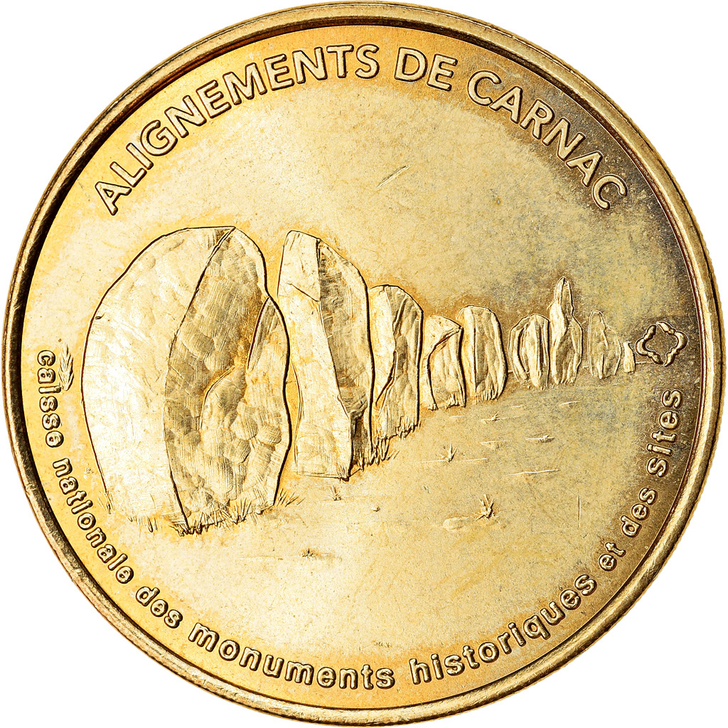 France, Token, Touristic token, Carnac - Les alignements n°1, 1998, MDP