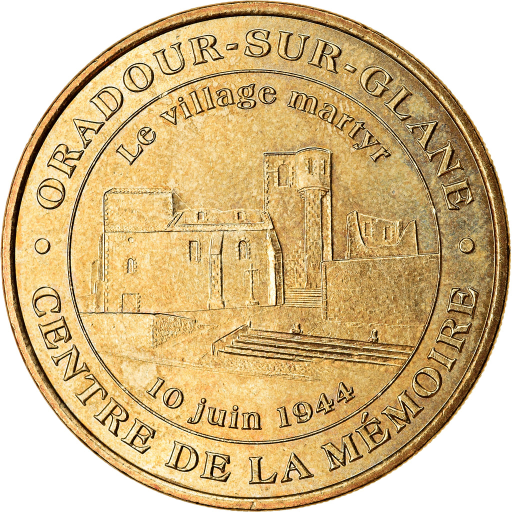 France, Token, Touristic token, Oradour-sur-Glane - Village martyr n°1, 2003