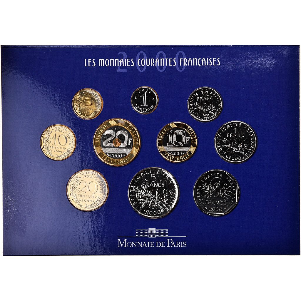 Coin, France, Set, 2000, Paris, , Gadoury:page 288
