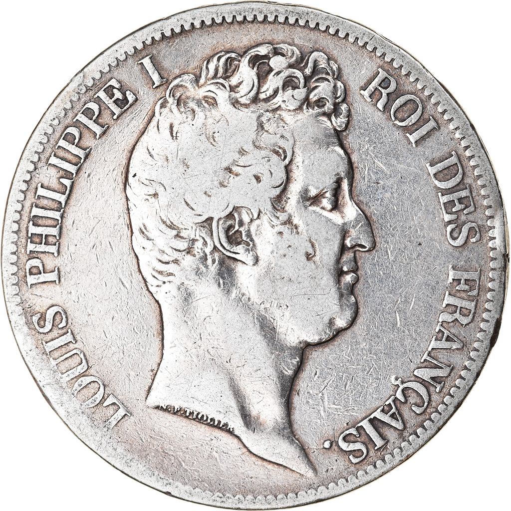 Coin, France, Louis-Philippe, 5 Francs, 1830, Paris, , Silver