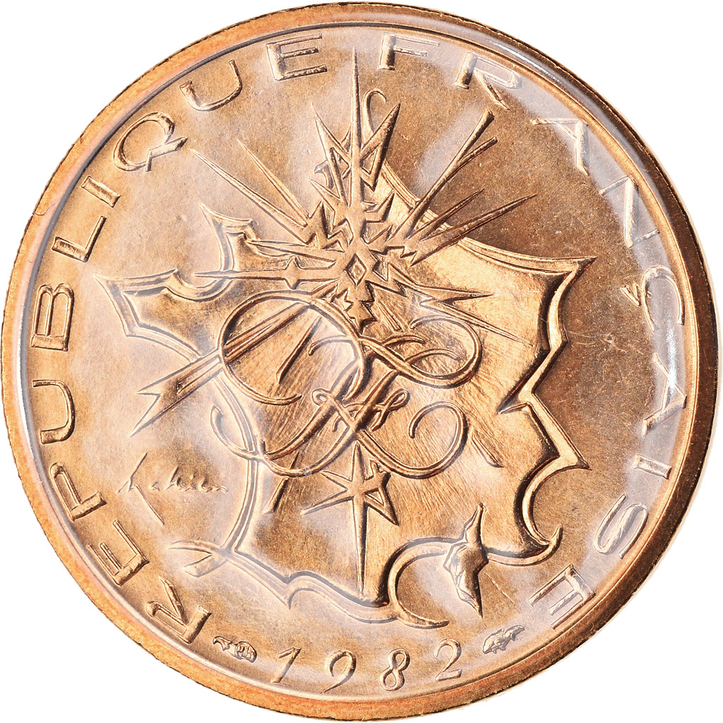 Coin, France, Mathieu, 10 Francs, 1982, Paris, FDC, , Nickel-brass
