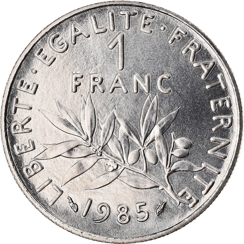 Coin, France, Semeuse, Franc, 1985, Paris, , Nickel, KM:925.1