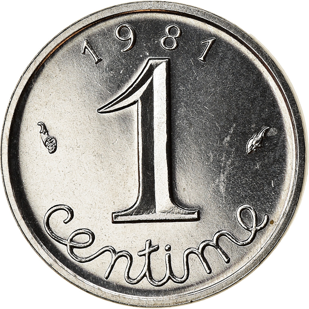 Coin, France, Épi, Centime, 1981, Paris, , Stainless Steel, KM:928