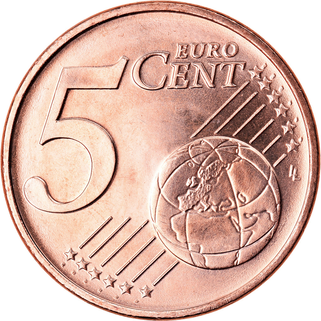 Österreich, 5 Euro Cent, 2009, UNZ, Copper Plated Steel, KM:3084