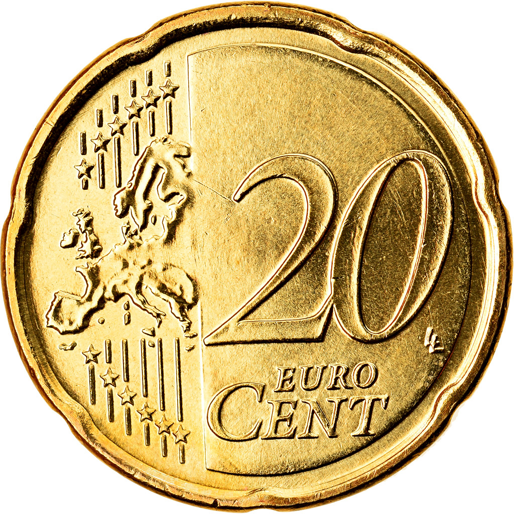 Zypern, 20 Euro Cent, 2012, UNZ, Messing, KM:82