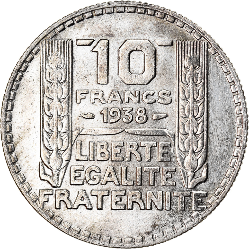 Coin, France, 10 Francs, 1938, Paris, , Silver, KM:878, Gadoury:801