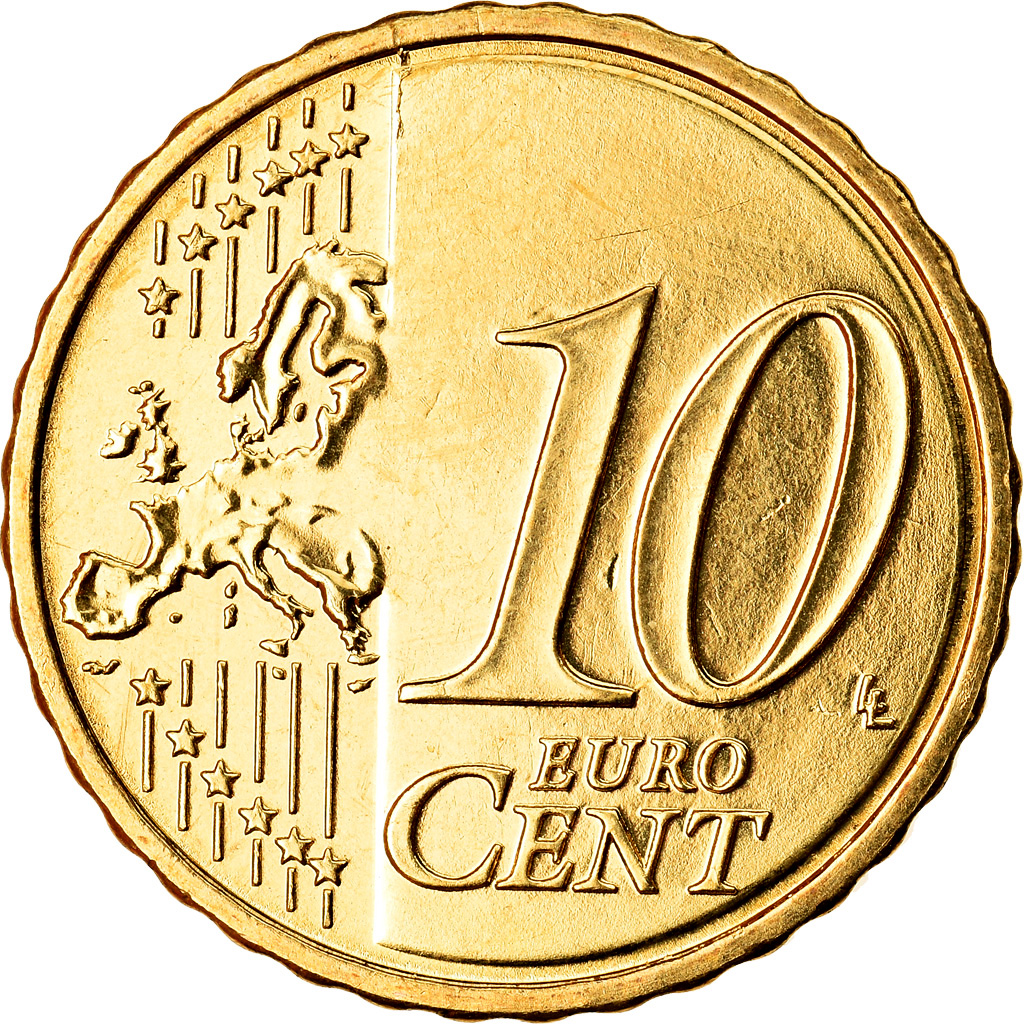 Zypern, 10 Euro Cent, 2009, UNZ, Messing, KM:81