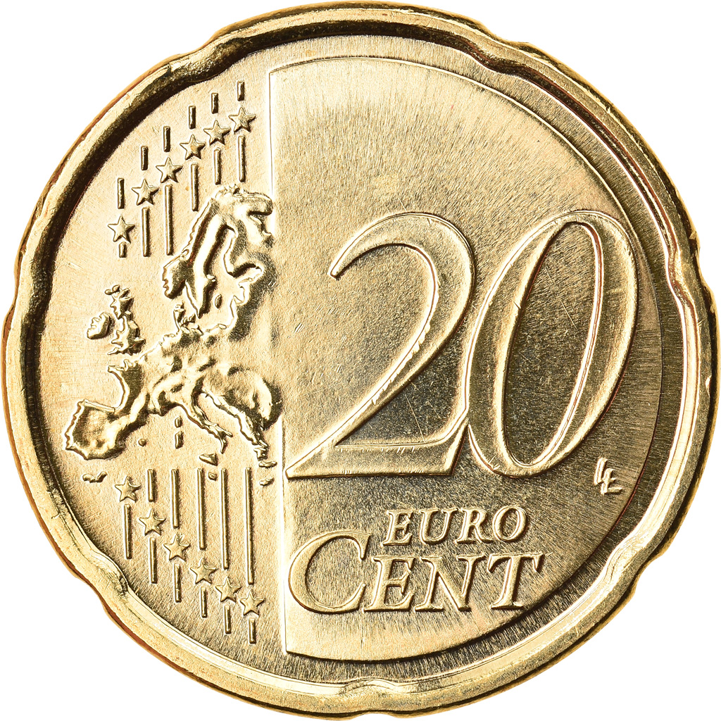 Finland, 20 Euro Cent, 2018, Vantaa, MS(63), Brass