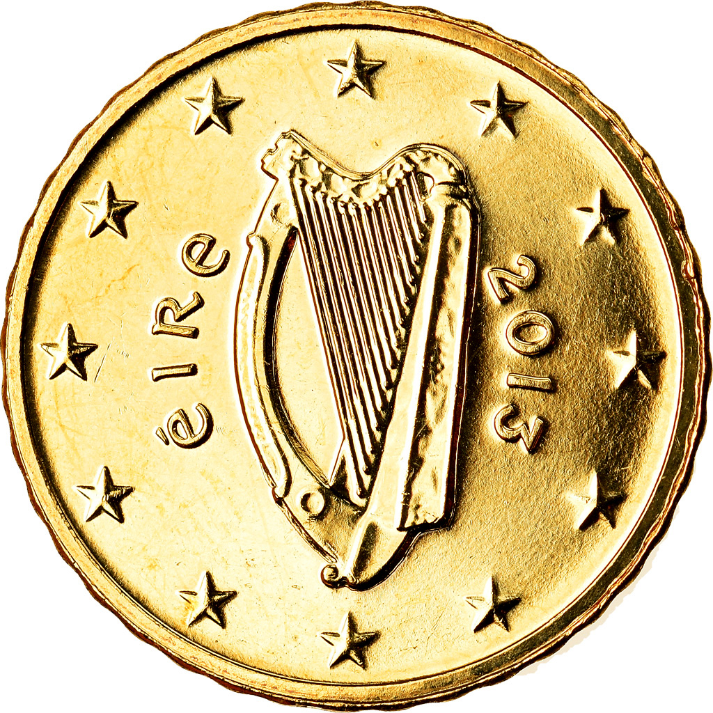 [#792747] IRELAND REPUBLIC, 10 Euro Cent, 2013, Sandyford, UNZ, Messing, KM:47