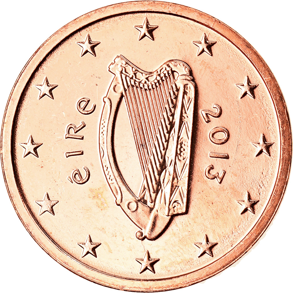 IRELAND REPUBLIC, 2 Euro Cent, 2013, Sandyford, UNZ, Copper Plated Steel, KM:33