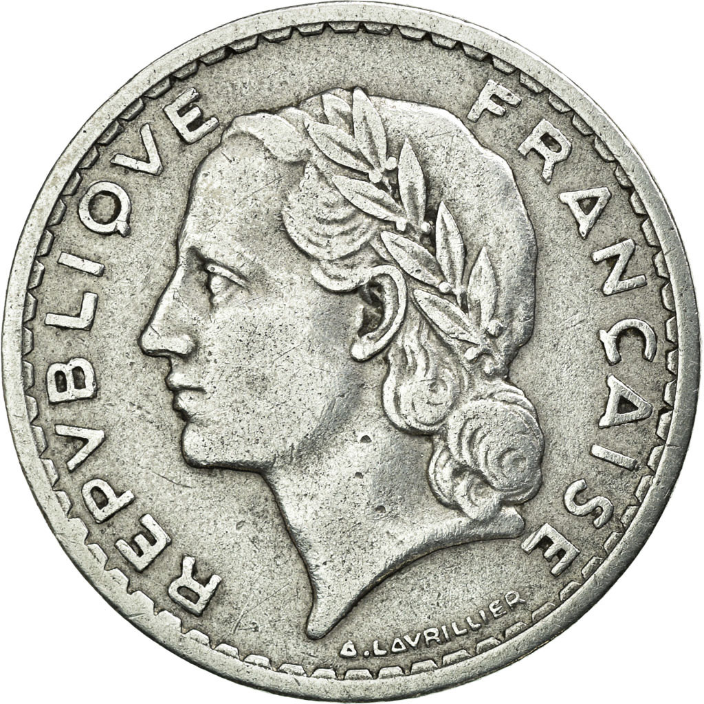Coin, France, Lavrillier, 5 Francs, 1952, Paris, , Aluminum, KM:888b.1