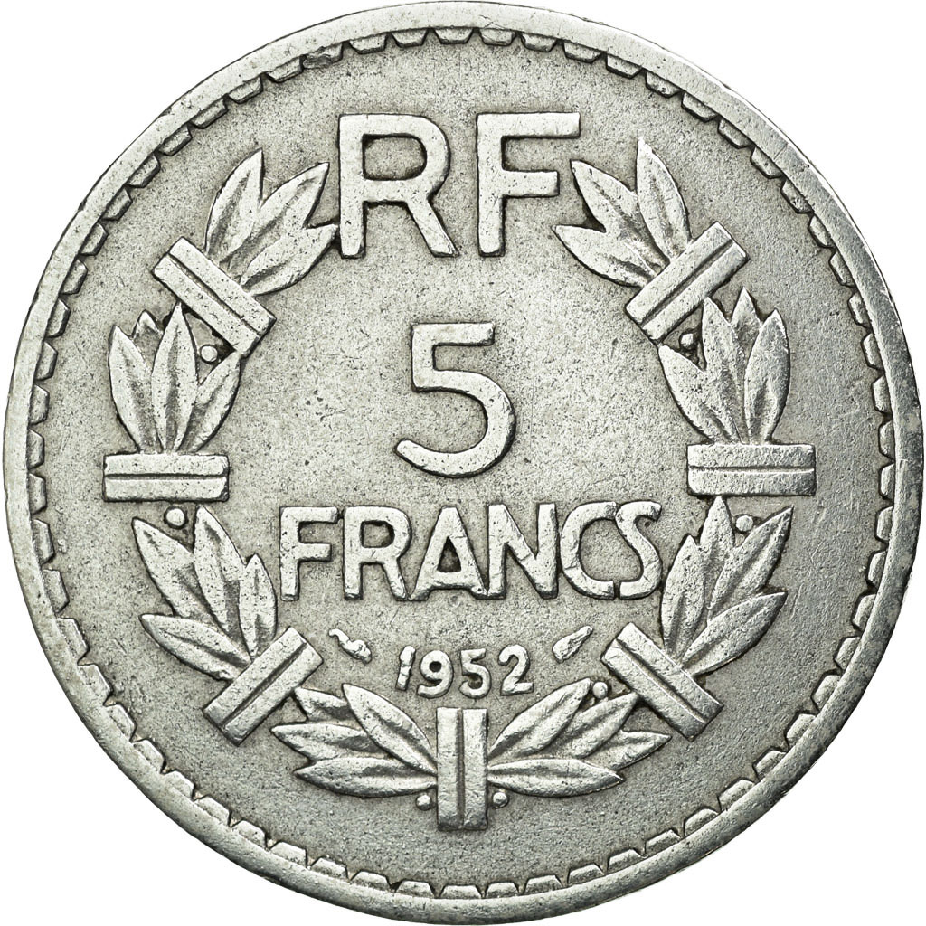 Coin, France, Lavrillier, 5 Francs, 1952, Paris, , Aluminum, KM:888b.1