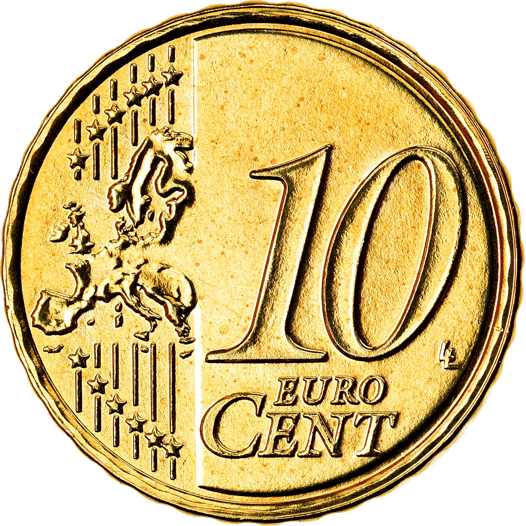 Malta, 10 Euro Cent, 2012, Paris, BU, STGL, Messing, KM:128