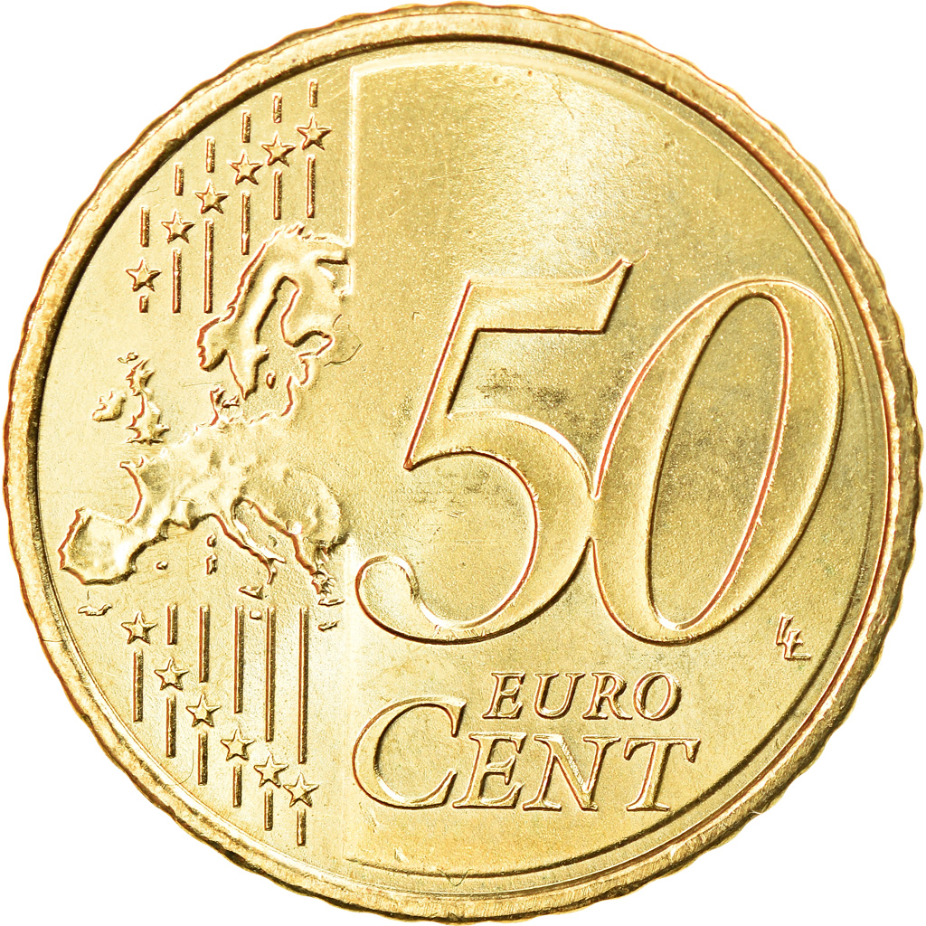 Niederlande, 50 Euro Cent, 2010, Utrecht, VZ, Messing, KM:270