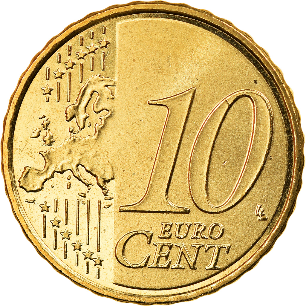 Andorra, 10 Euro Cent, 2014, UNZ, Messing, KM:New