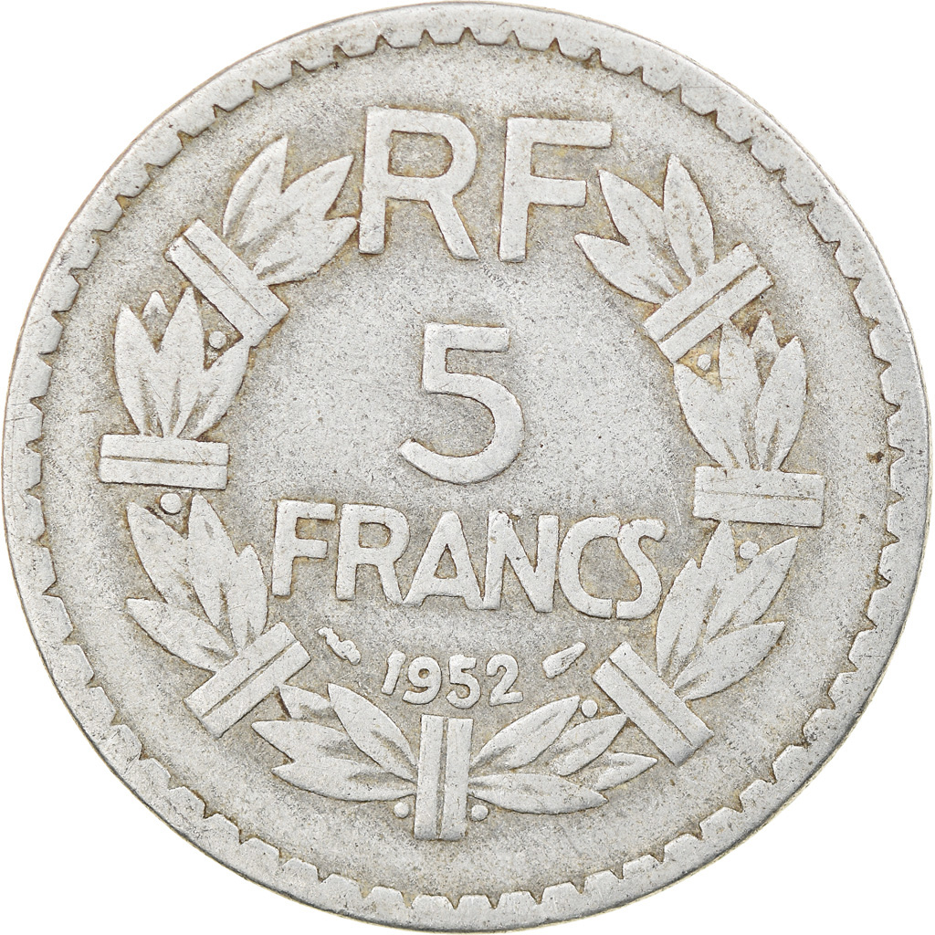 Coin, France, Lavrillier, 5 Francs, 1952, Paris, , Aluminum, KM:888b.1