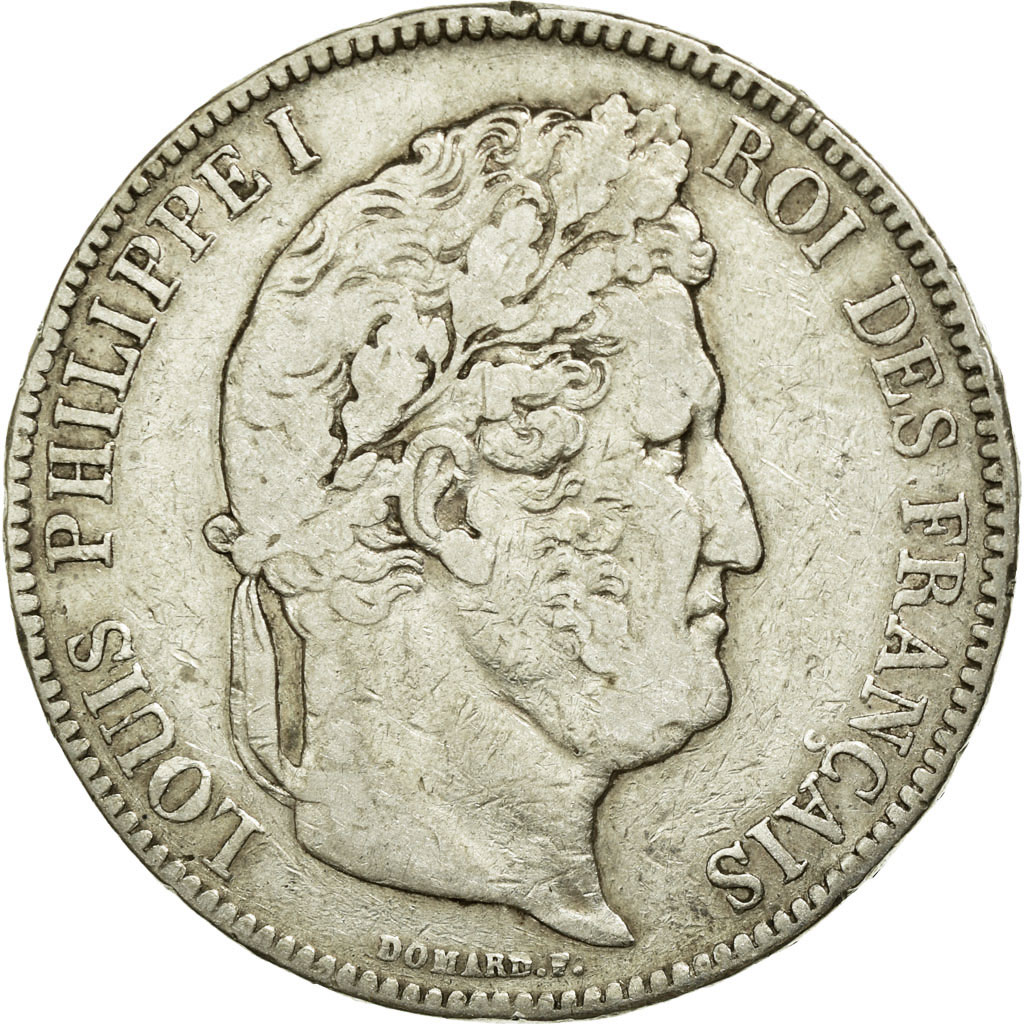 Coin, France, Louis-Philippe, 5 Francs, 1837, Paris, , Silver
