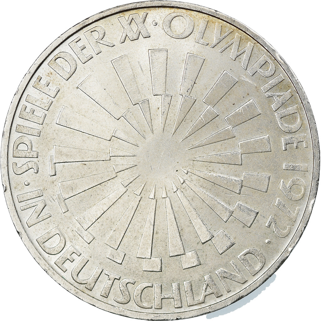 Coin, GERMANY - FEDERAL REPUBLIC, 10 Mark, 1972, Munich, , Silver