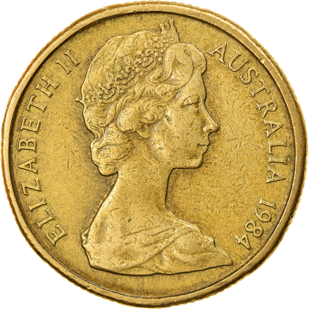 Coin, Australia, Elizabeth II, Dollar, 1984, Royal Australian Mint,