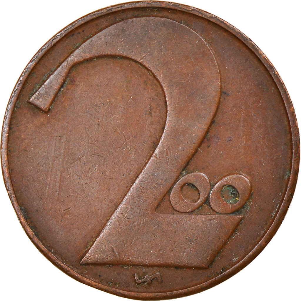Münze, Österreich, 200 Kronen, 1924, SS, Bronze, KM:2833