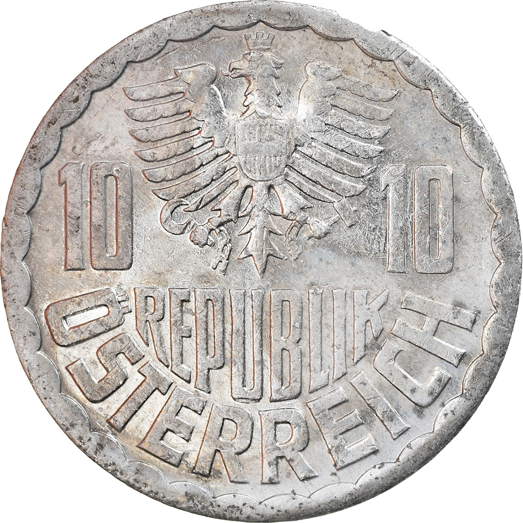 Münze, Österreich, 10 Groschen, 1991, Vienna, S, Aluminium, KM:2878