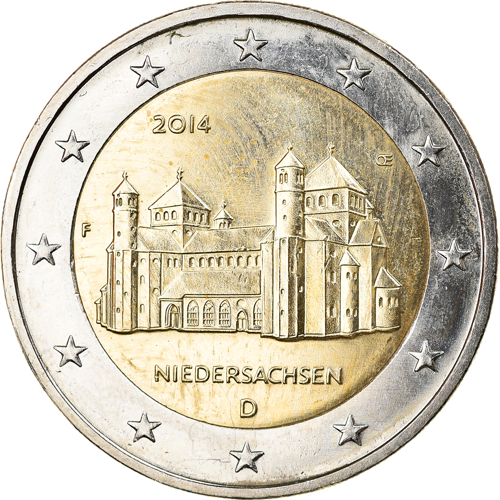 Deutschland, 2 Euro, Niedersachsen, 2014, Stuttgart, VZ, Bi-Metallic, KM:New