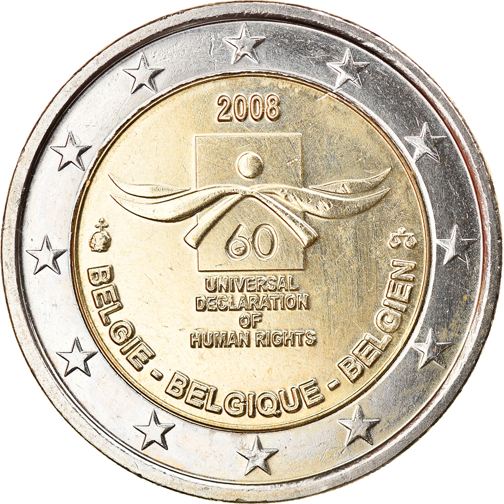 Belgien, 2 Euro, 2008, UNZ, Bi-Metallic, KM:New