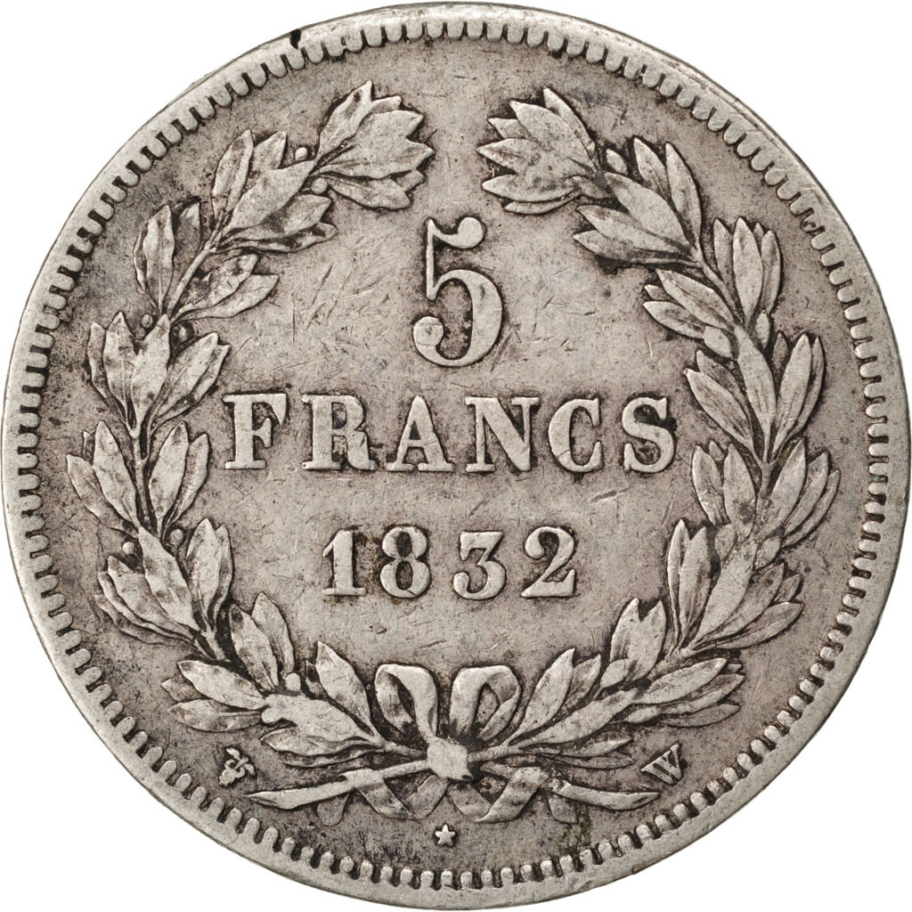Coin, France, Louis-Philippe, 5 Francs, 1832, Lille, , Silver