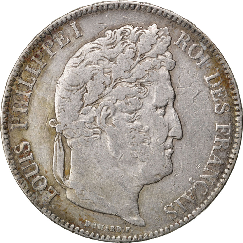 Coin, France, Louis-Philippe, 5 Francs, 1842, Rouen, , Silver