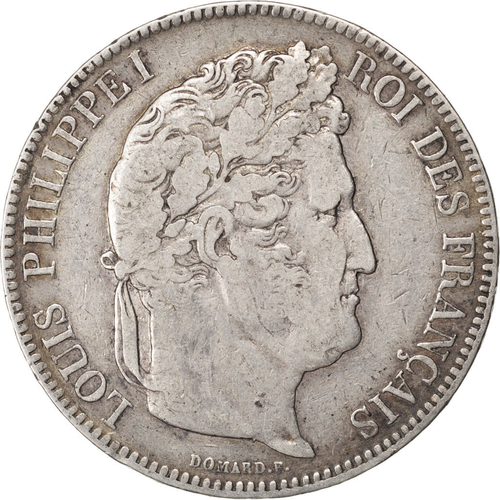 Coin, France, Louis-Philippe, 5 Francs, 1843, Lille, , Silver