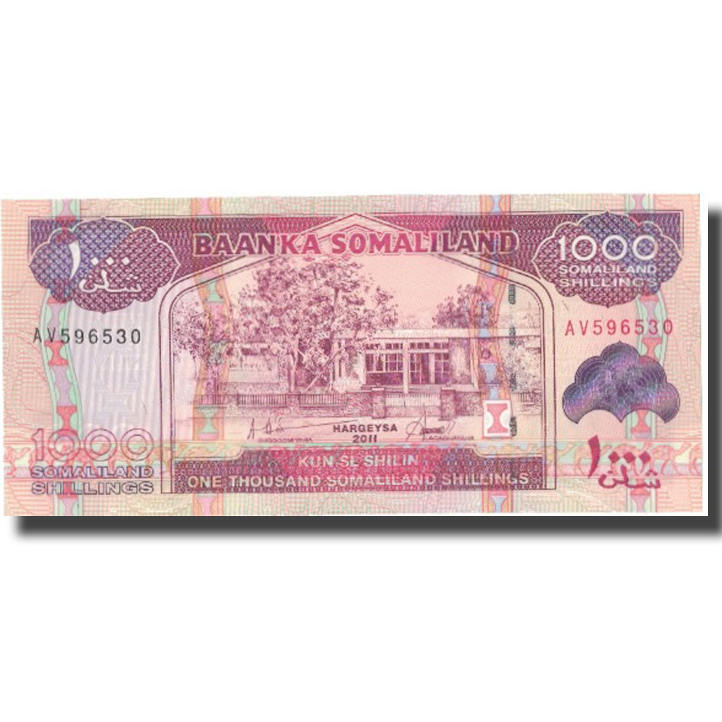 Biljet, Somalië, 1000 Shilin = 1000 Shillings, 2011, 2011, KM:37a, NIEUW