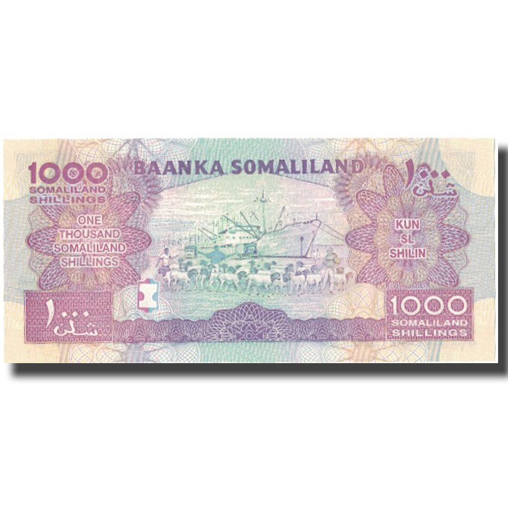 Biljet, Somalië, 1000 Shilin = 1000 Shillings, 2011, 2011, KM:37a, NIEUW