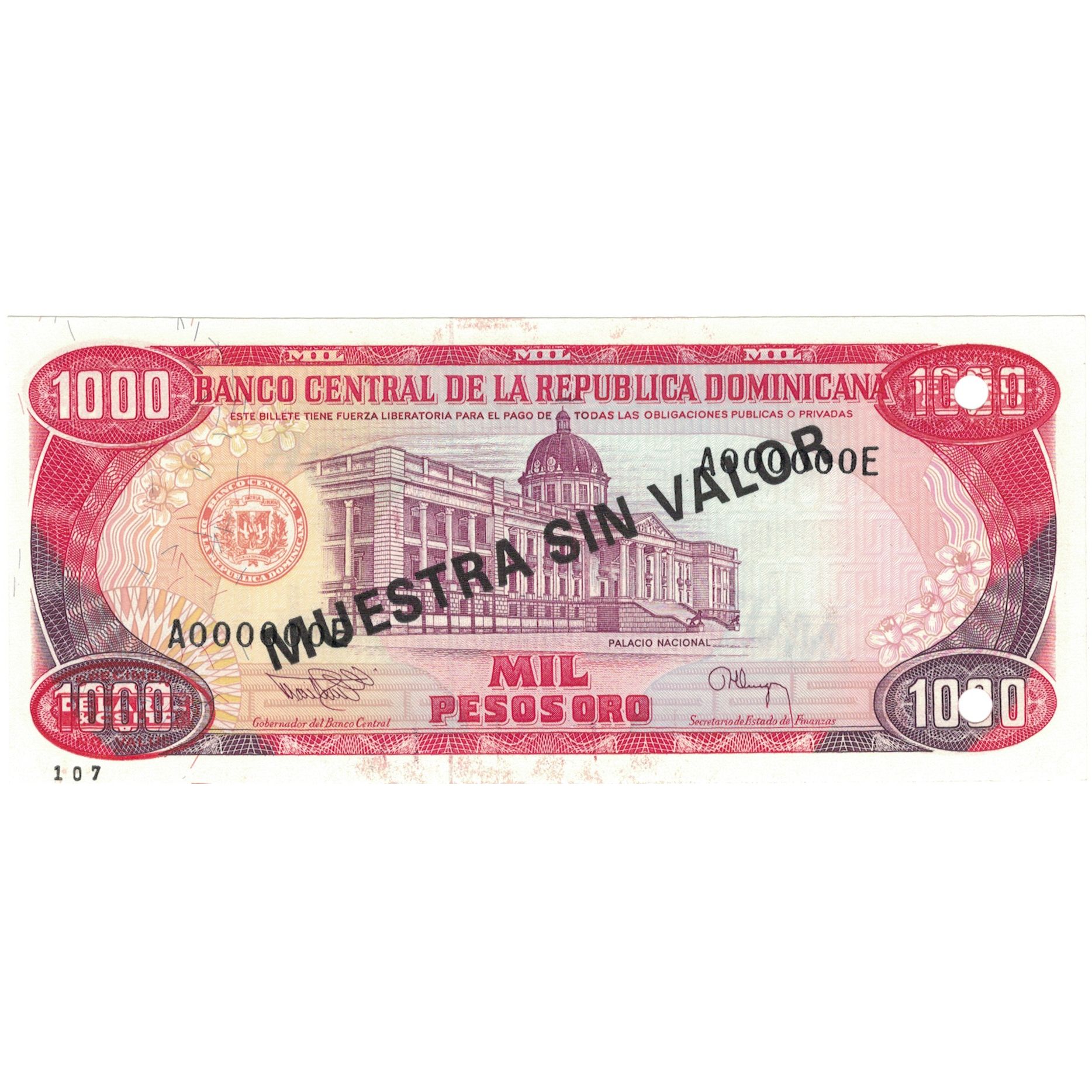 Banknote, Dominican Republic, 1000 Pesos Oro, 1994, 1994, KM:138s3, UNC(64)