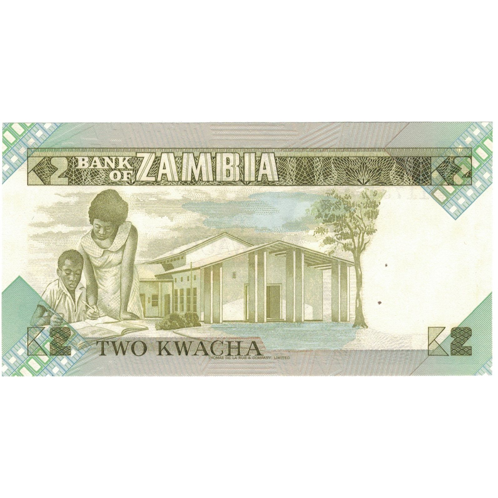 Billete, 2 Kwacha, Zambia, KM:24b, UNC