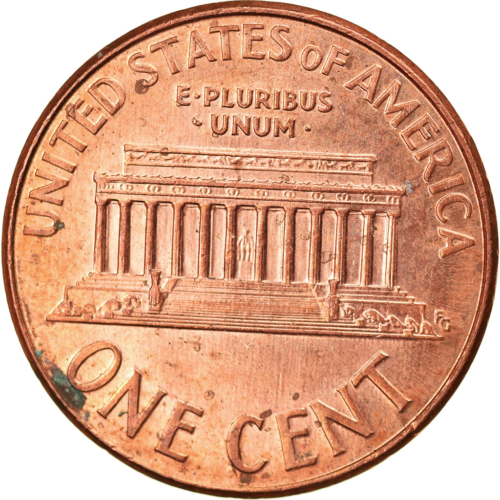 Moneda, Estados Unidos, Lincoln Cent, Cent, 2008, U.S. Mint, MBC, Cobre chapado