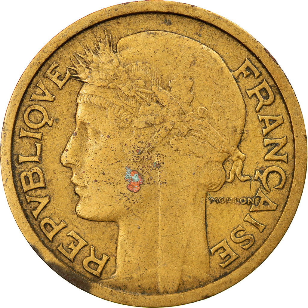 Coin, France, Morlon, Franc, 1935, , Aluminum-Bronze, KM:885