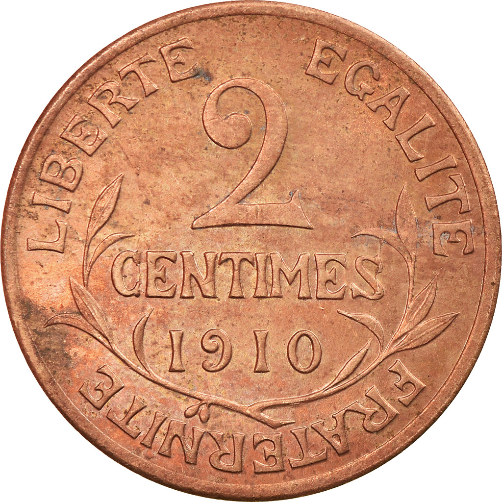 Coin, France, Dupuis, 2 Centimes, 1910, Paris, , Bronze, KM:841