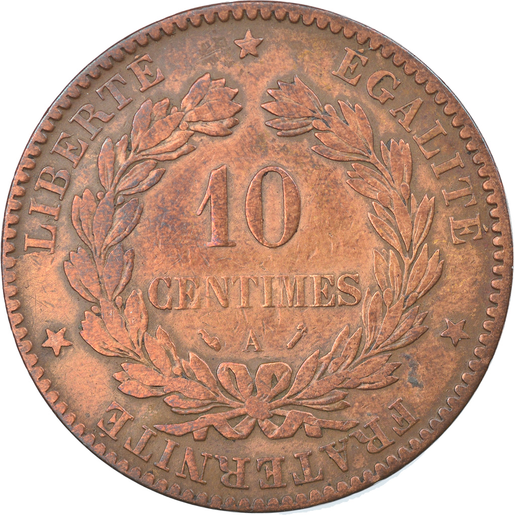 Coin, France, Cérès, 10 Centimes, 1895, Paris, , Bronze, KM:815.1
