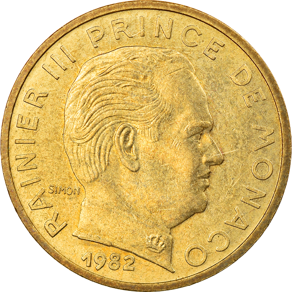 Moneda, Mónaco, Rainier III, 10 Centimes, 1982, EBC, Aluminio - bronce, KM:142
