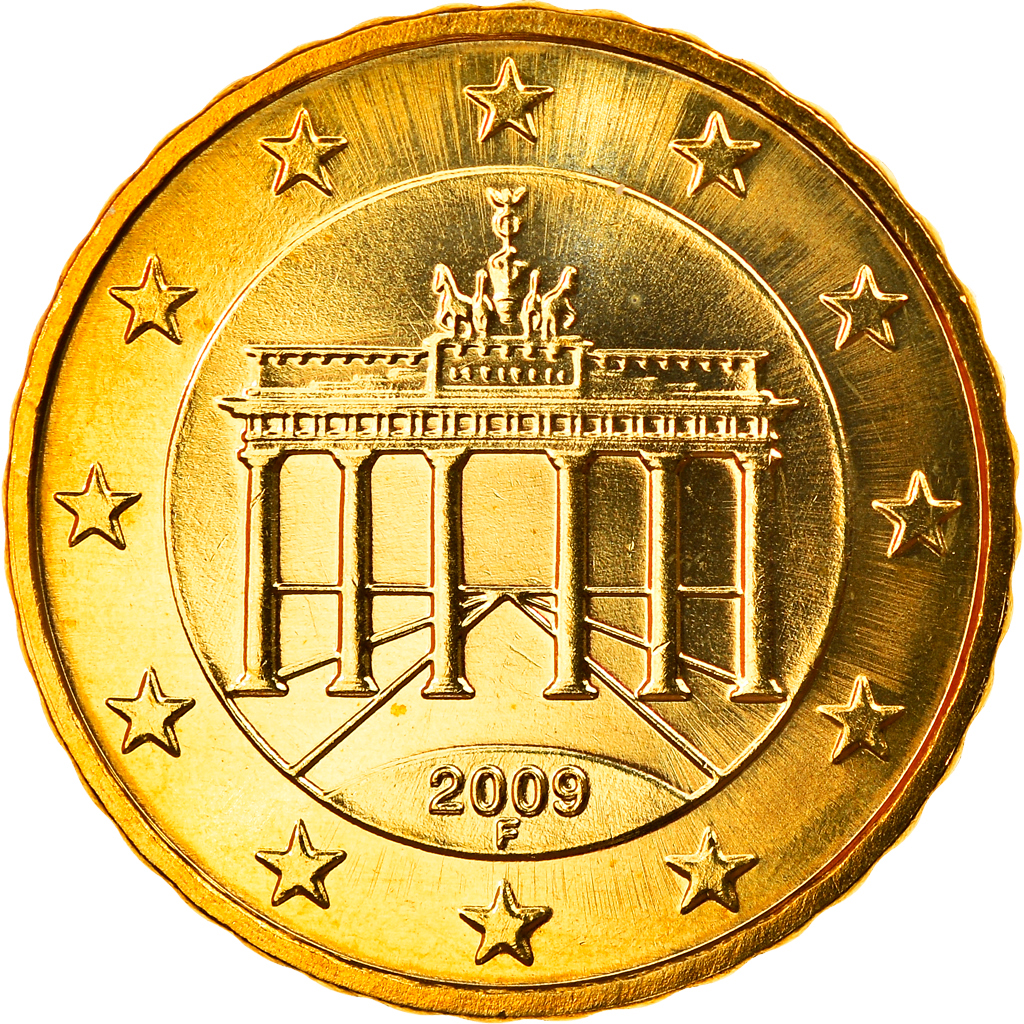 [#818949] Bundesrepublik Deutschland, 10 Euro Cent, 2009, Stuttgart, STGL, Messi